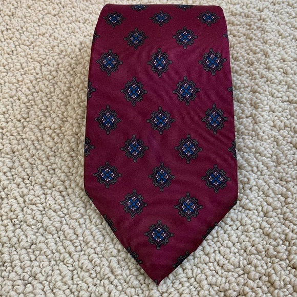 Dior Other - ❤️ 3/$15 CHRISTIAN DIOR 100% Silk neck tie red